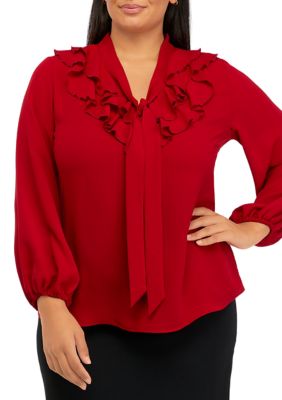 Plus size pink outlet dressy tops