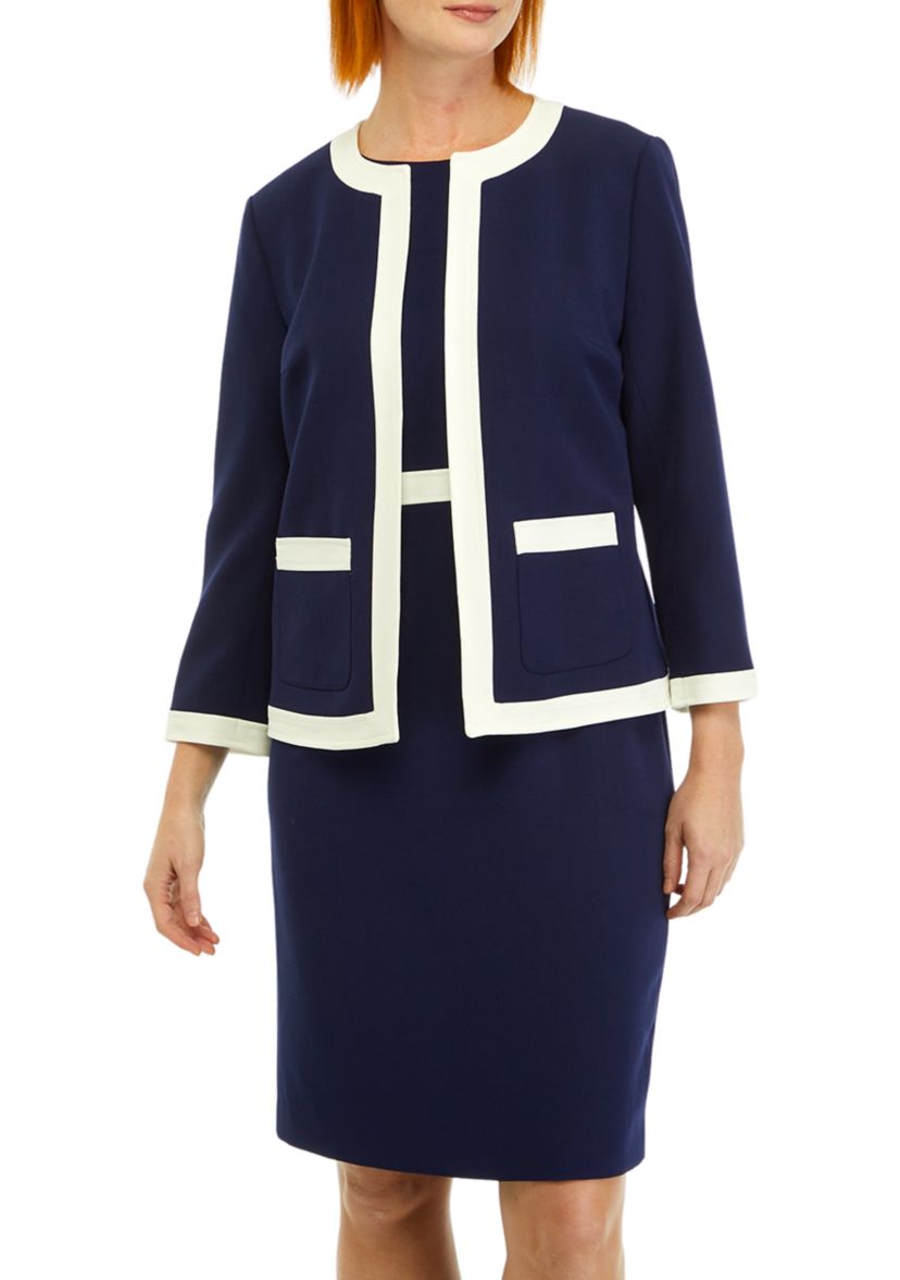 Petite Framed Jacket with Patch Pockets