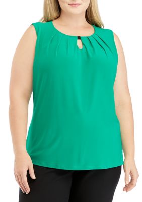 B91xZ Plus Size Tops For Women Dressy Women's Velvet Outside Wearing A Base  Coat Small Tank Top Green, S 