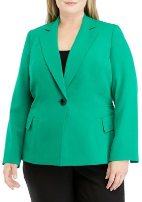 Xewn 4861xl DARK GREEN Plus Size Women Suit