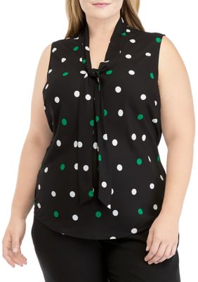 Plus size hotsell black dressy blouses