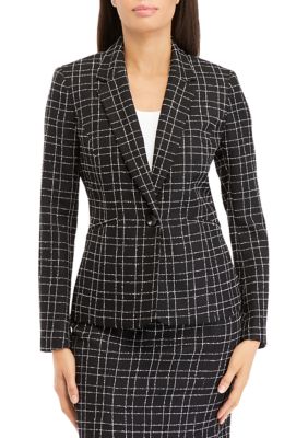 Kasper 1-button suit jacket/flat - Gem