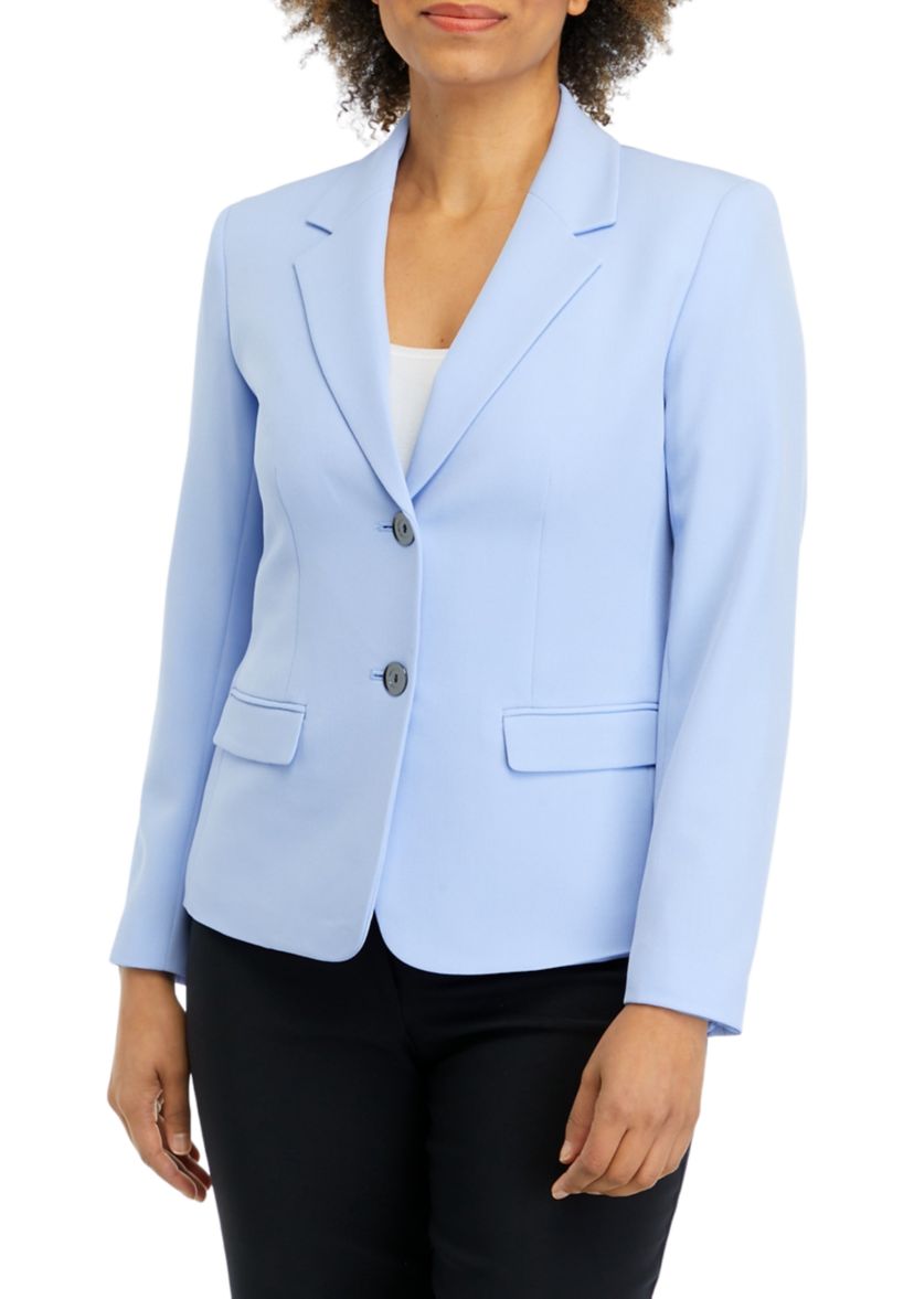 Womens 2 Button Notch Collar Jacket