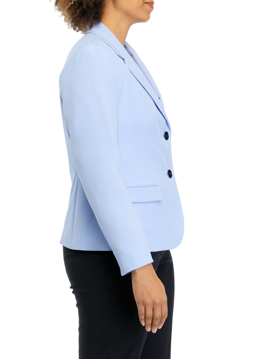 Womens 2 Button Notch Collar Jacket
