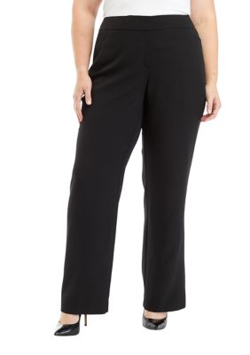 RACHEL ROY Rachel Roy Women's Pants Addison Crackle Leggings Black Size 2X