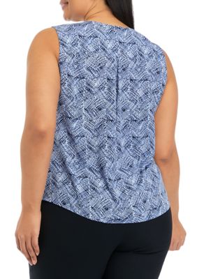 Plus Printed Cami Top