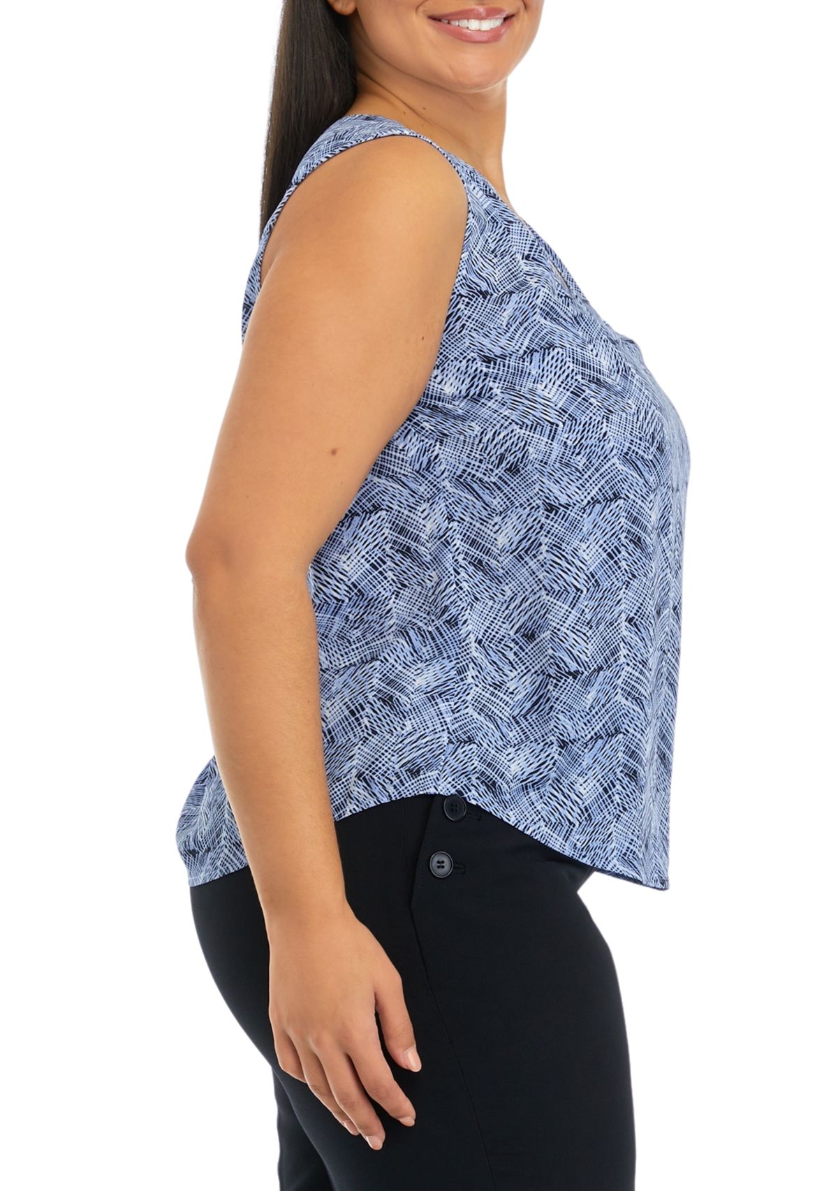 Plus Size Printed Cami Top