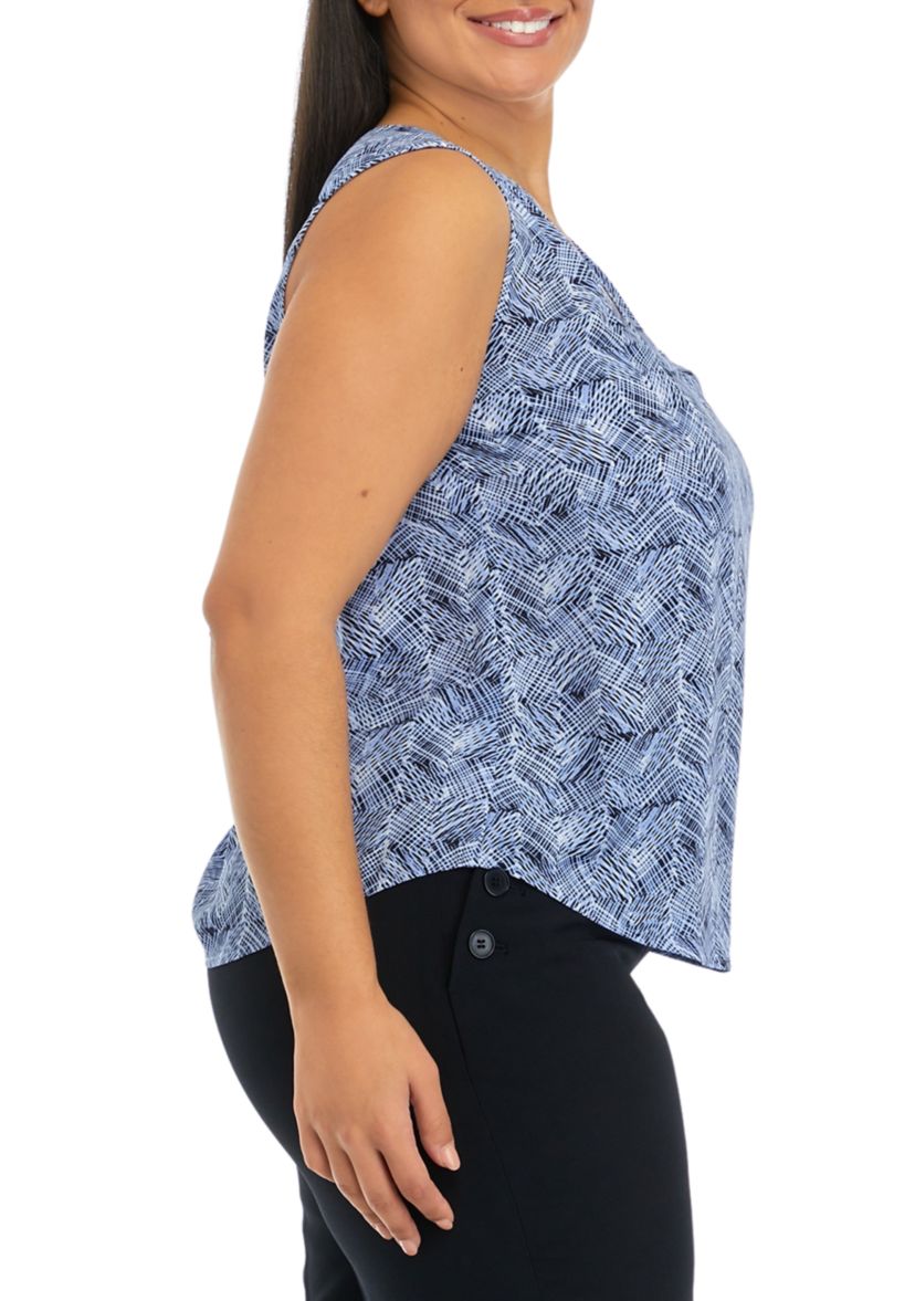 Plus Size Printed Cami Top