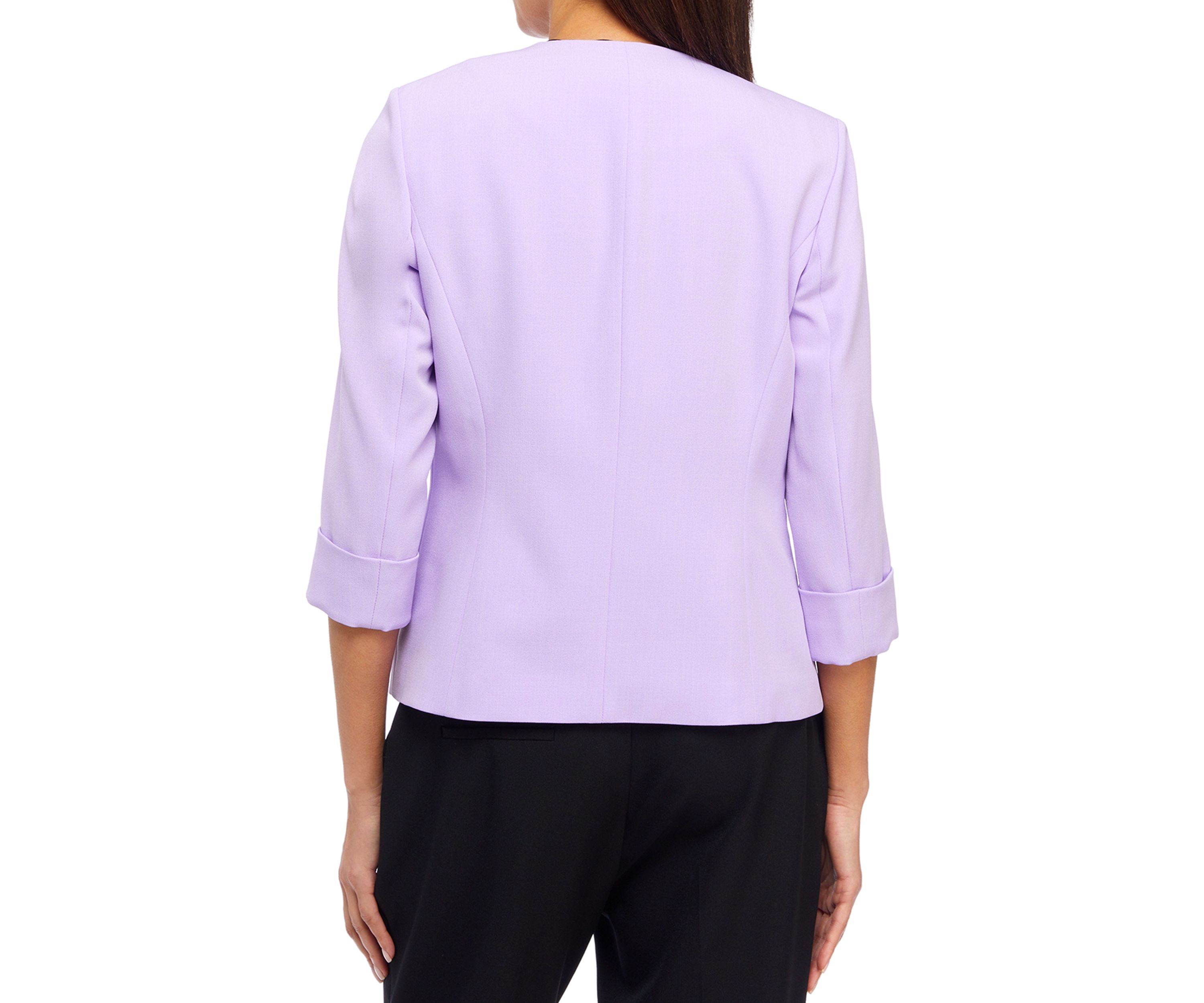 Petite Open Front Suit Jacket