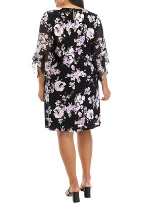 Kasper Plus Size Printed Swing Dress belk