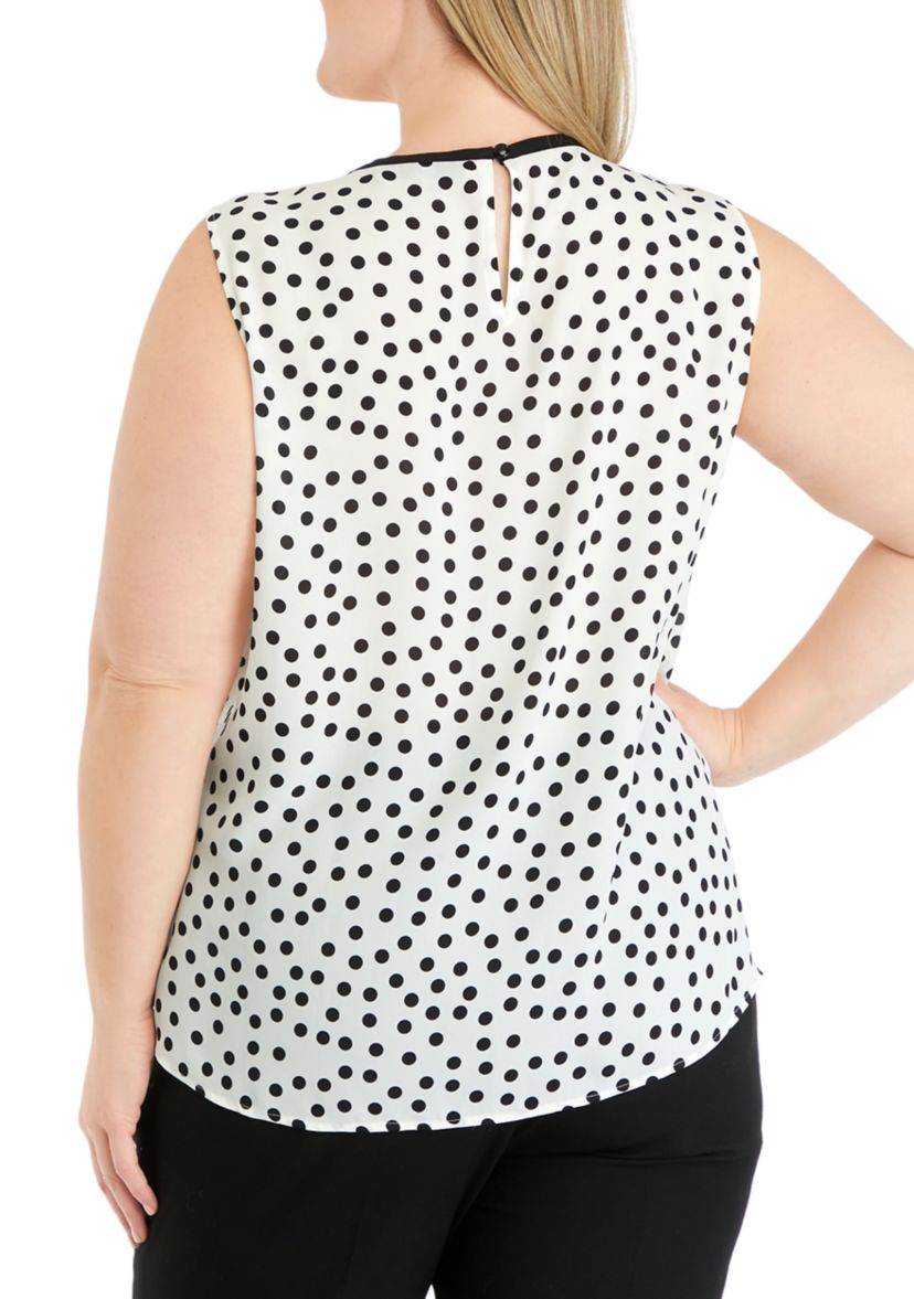 Womens Sleeveless Shirred Front Blouse