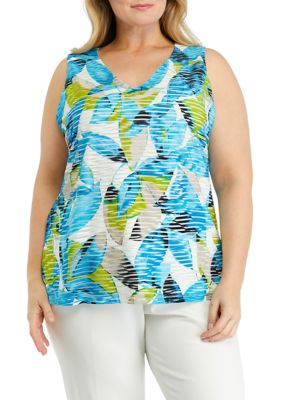 Kasper Women's Plus Size V-Neck Camisole