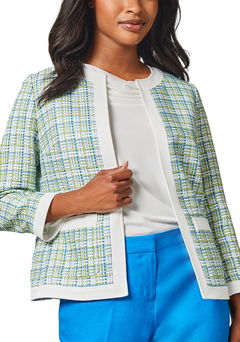 Womens Framed Jacket with Patch Pocket