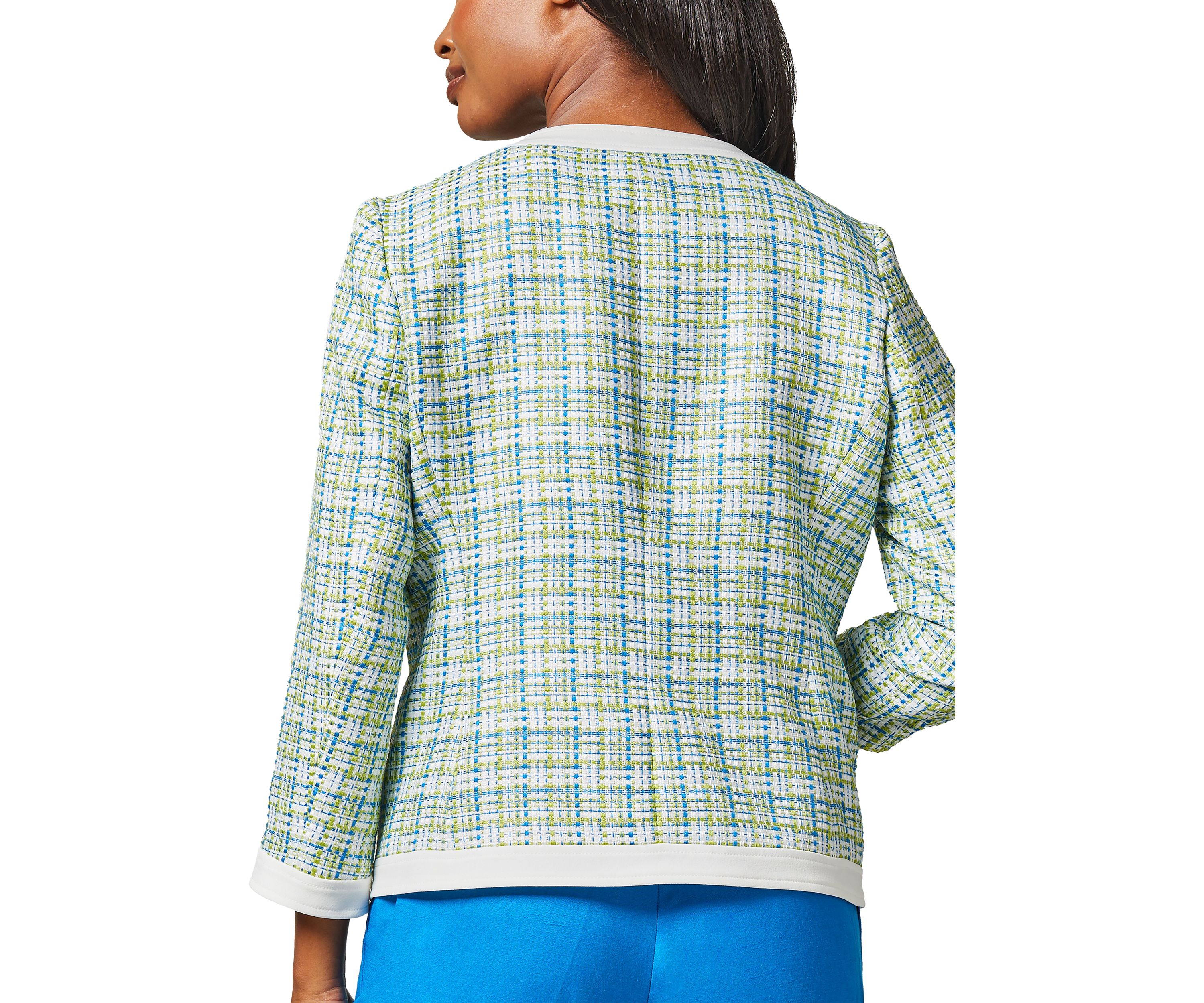 Womens Framed Jacket with Patch Pocket