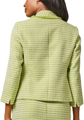 Women's Shawl Collar Tweed Jacket