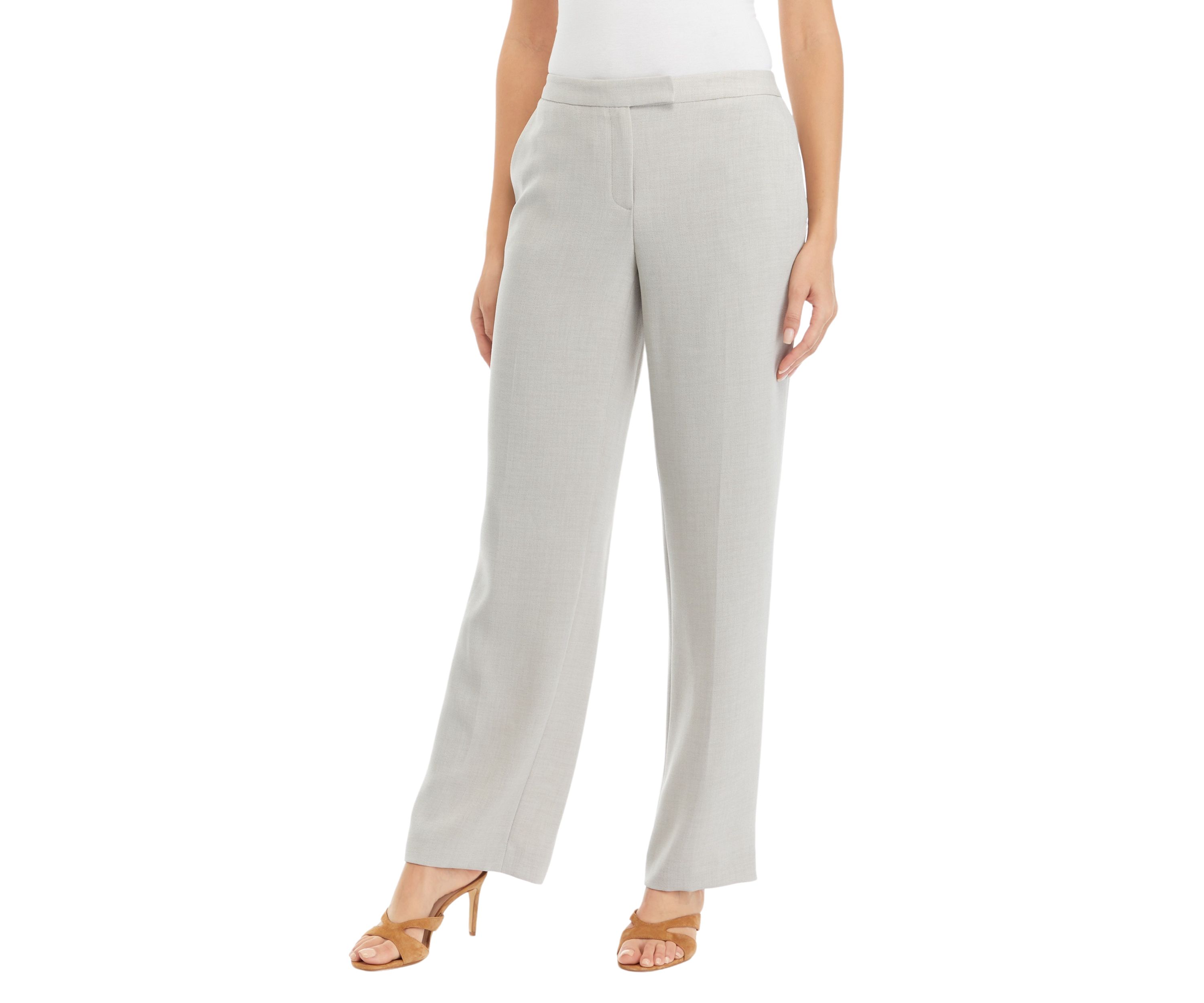Womens Fly Front Extended Tab Pants