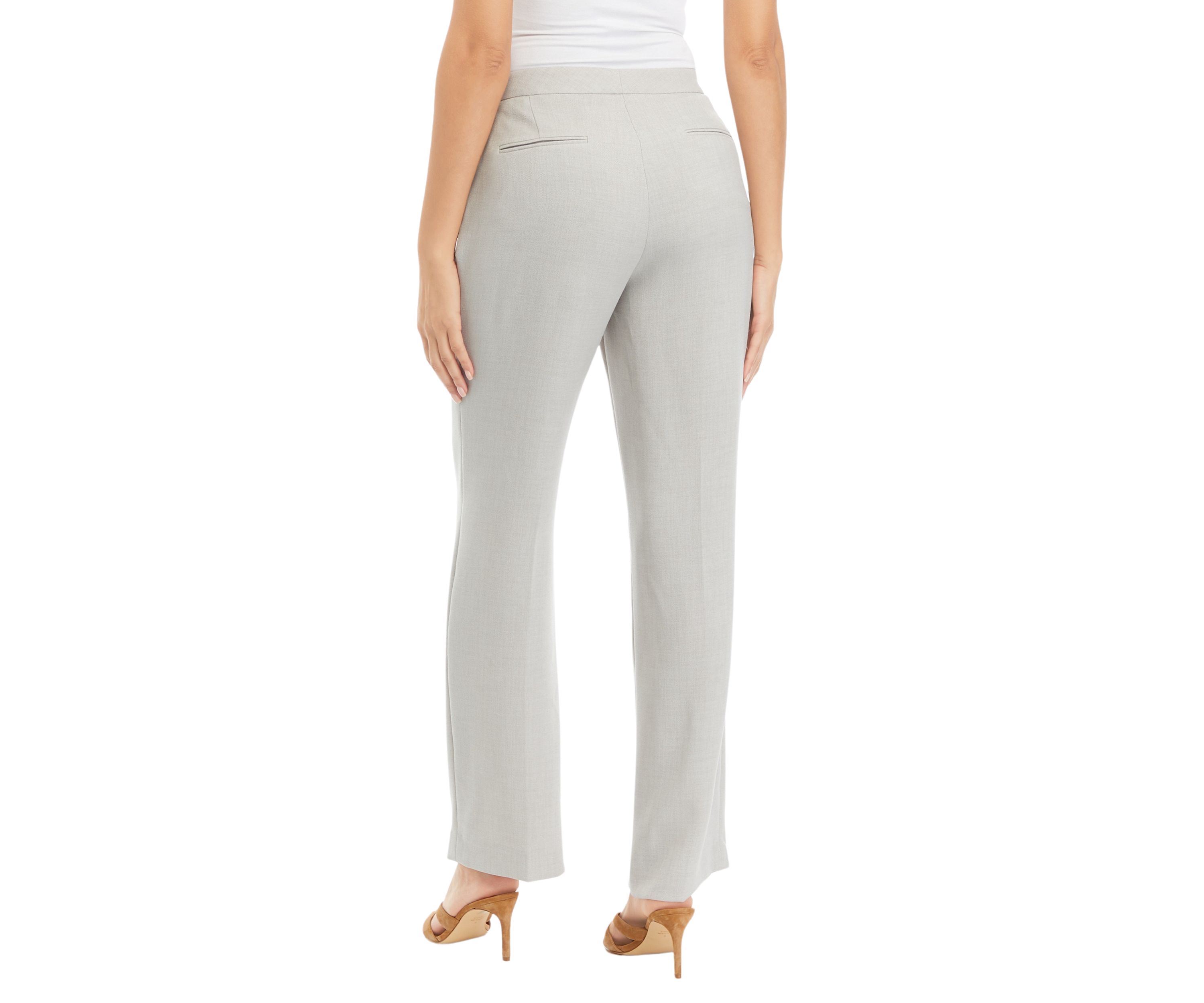 Womens Fly Front Extended Tab Pants
