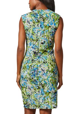 Petite Printed Wrap Dress