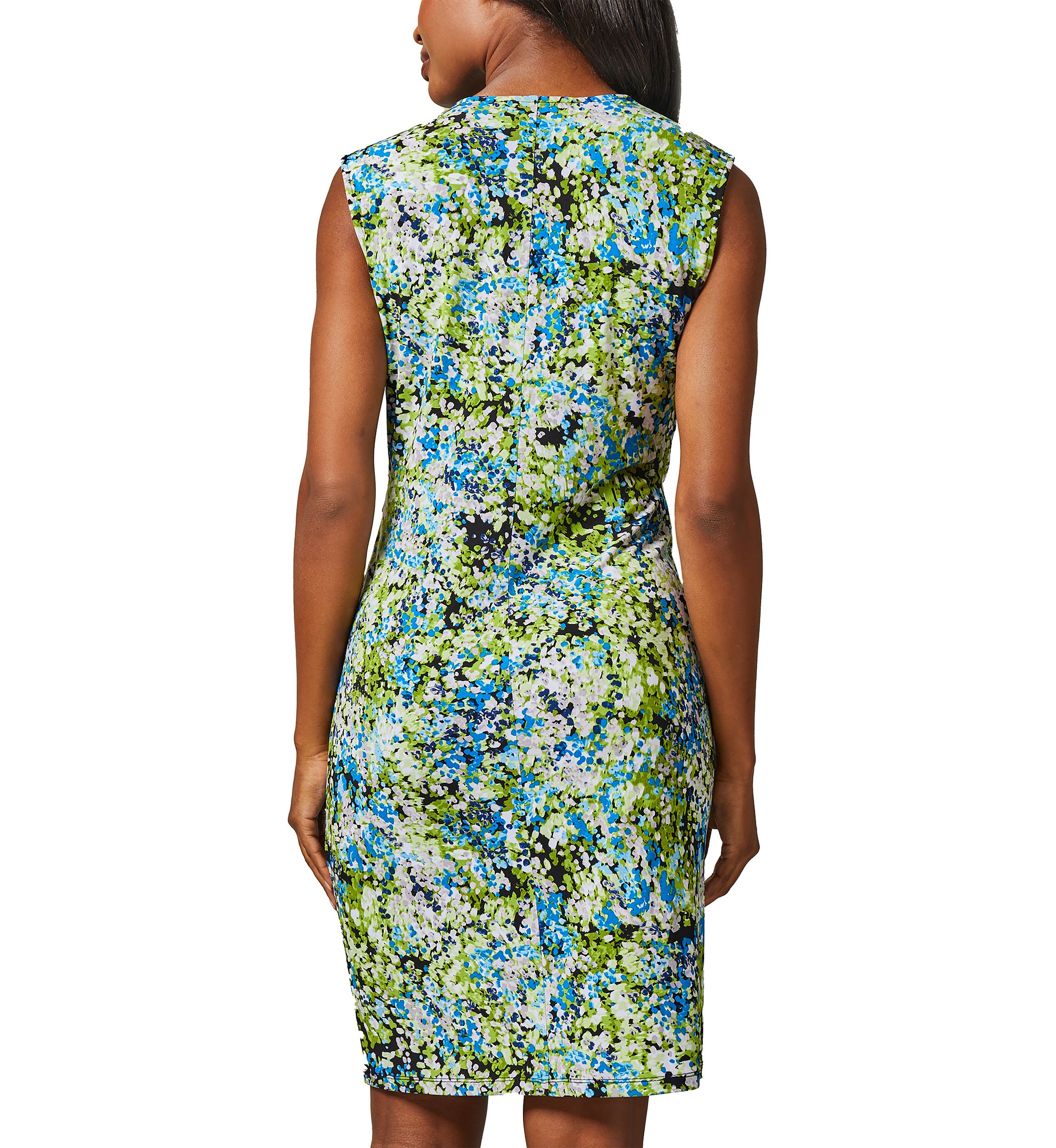 Petite Printed Wrap Dress