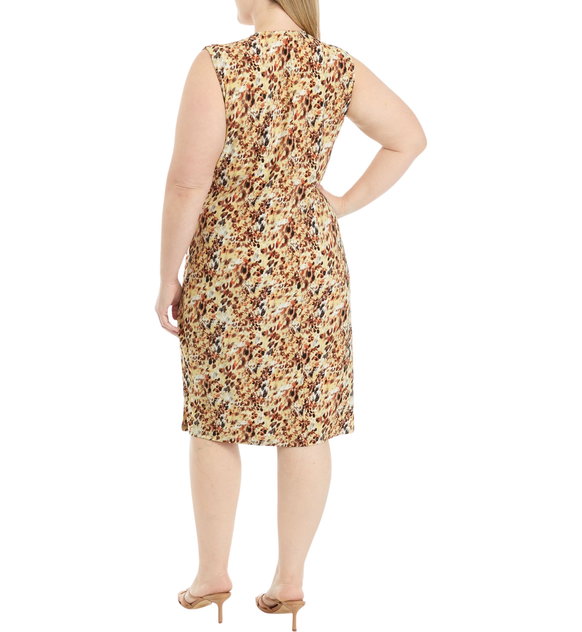 Plus Size Sleeveless Signature Wrap Dress