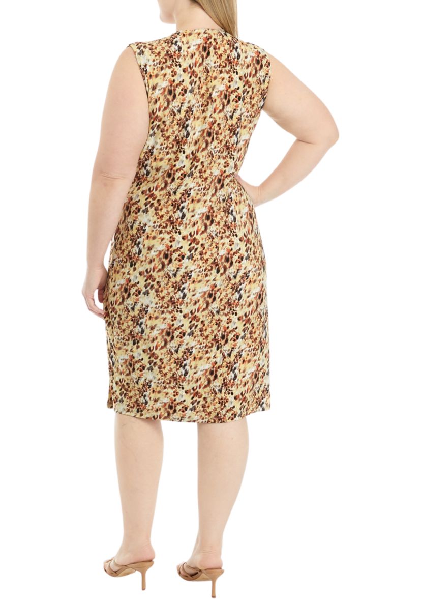 Plus Size Sleeveless Signature Wrap Dress