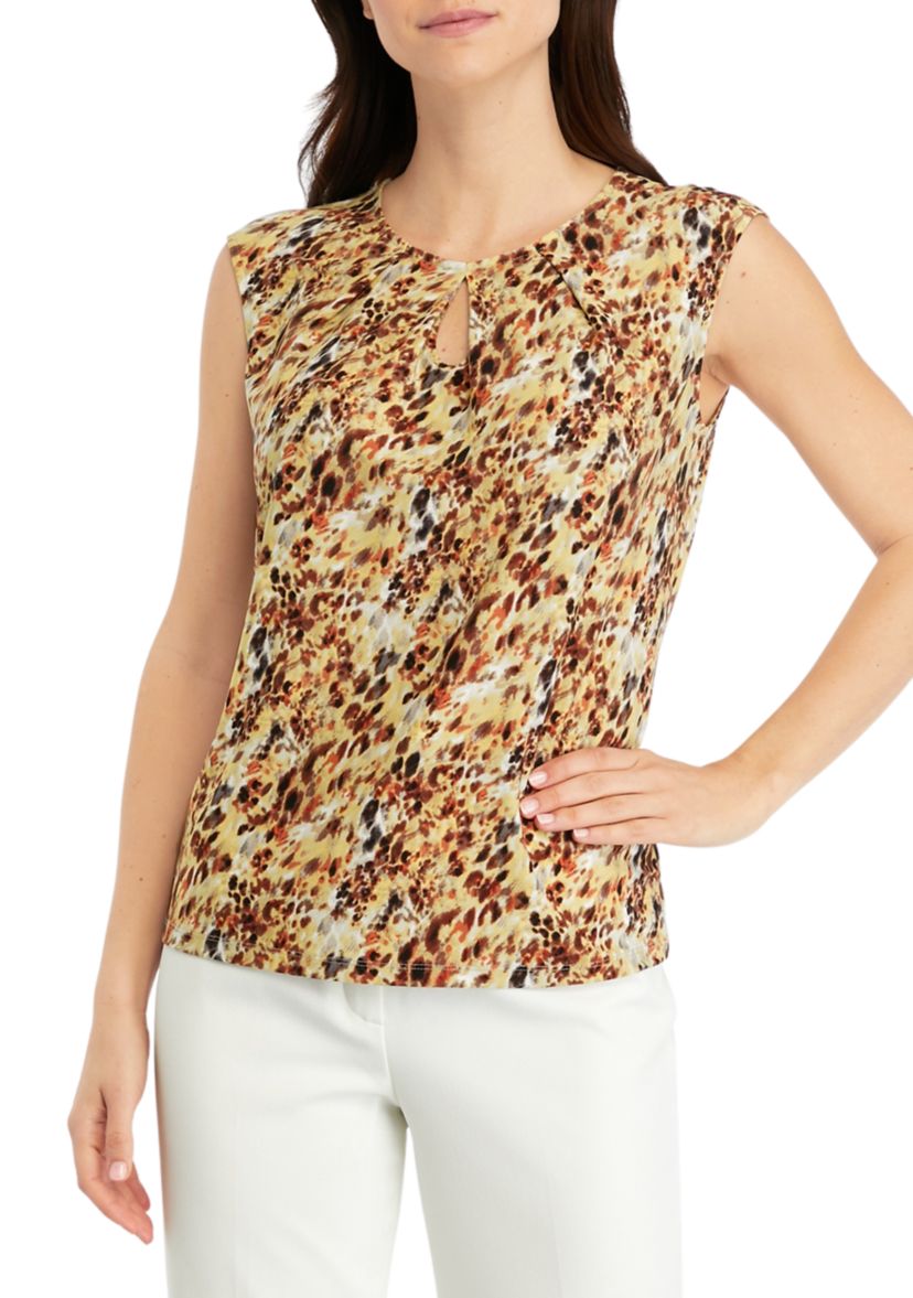 Womens Sleeveless Keyhole Camisole 