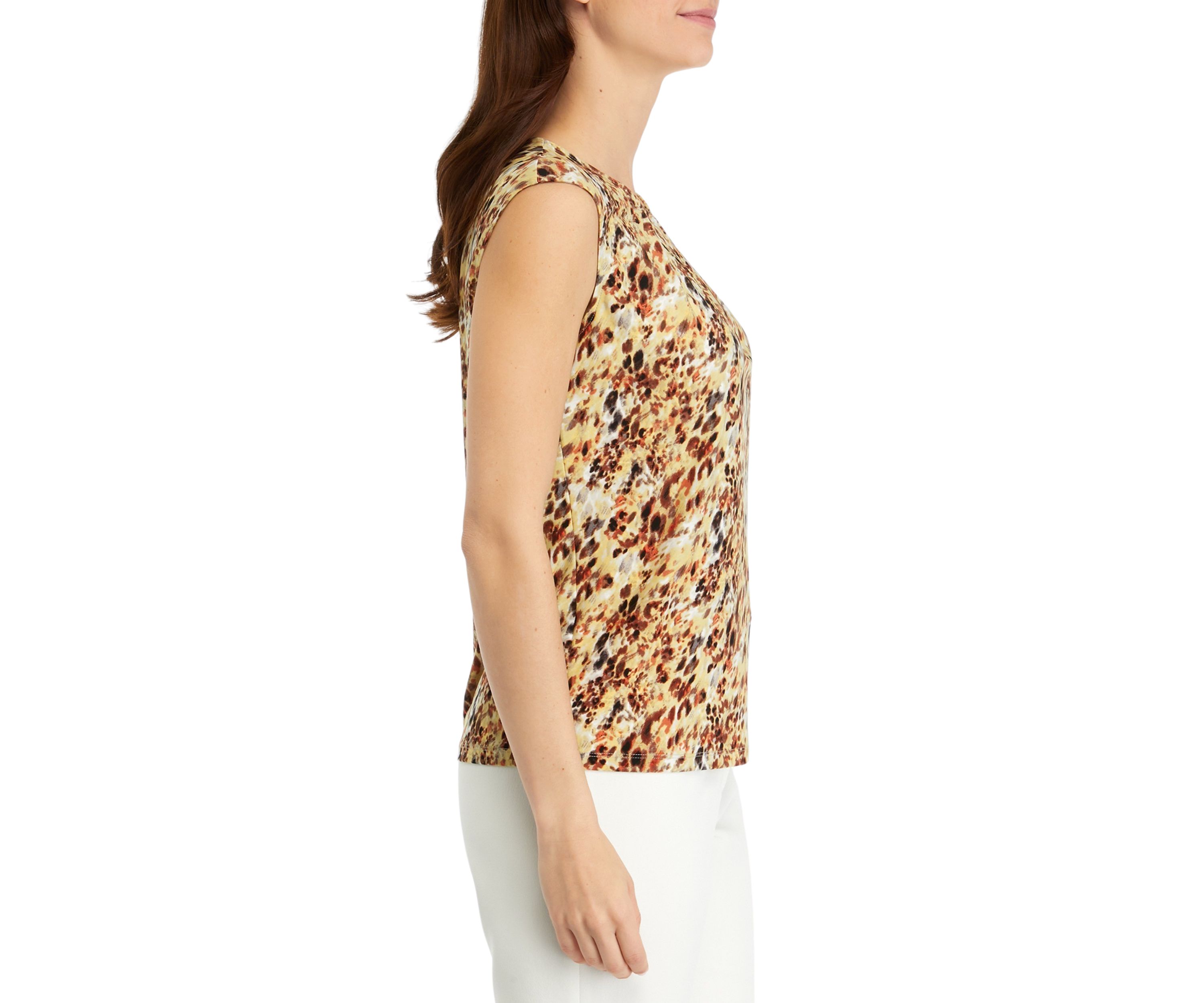Womens Sleeveless Keyhole Camisole 