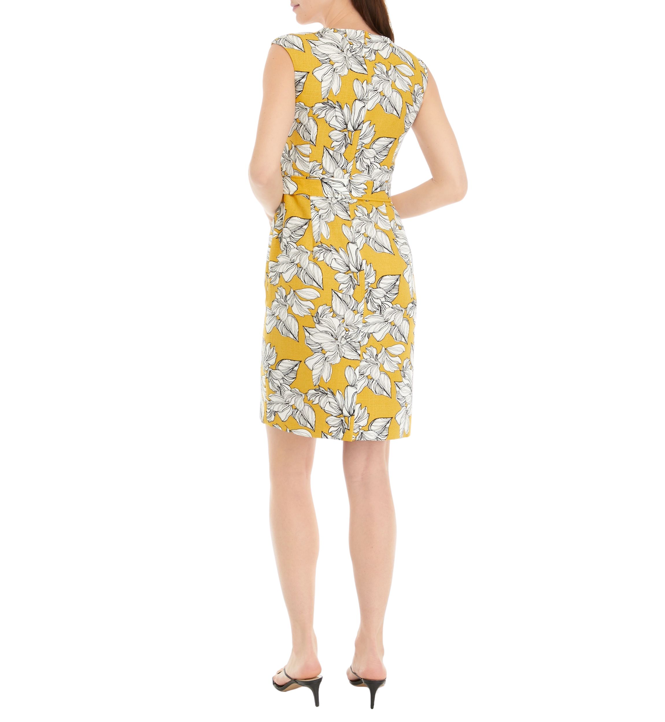 Womens Sleeveless Floral Dress