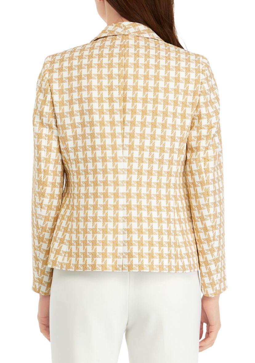 Houndstooth Tweed Jacket 