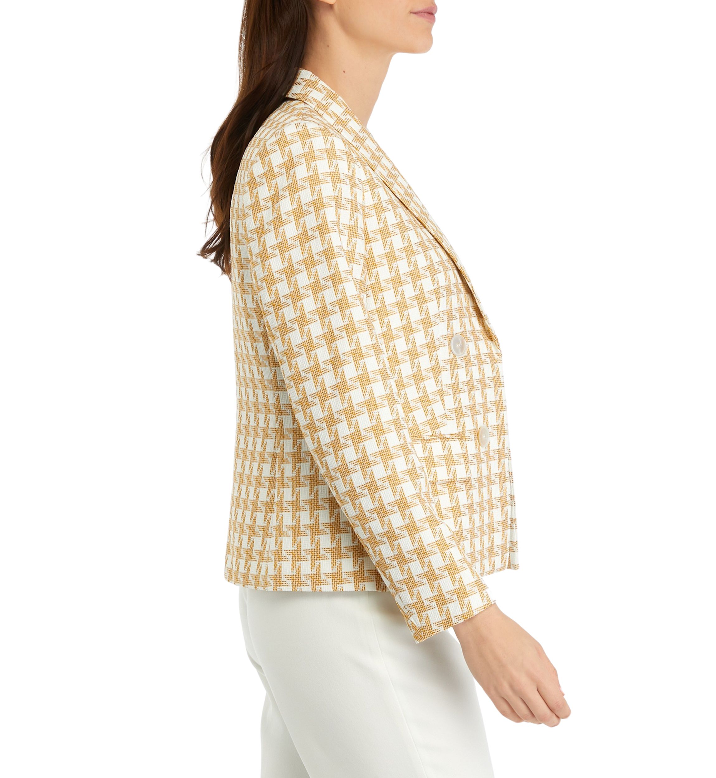Houndstooth Tweed Jacket 
