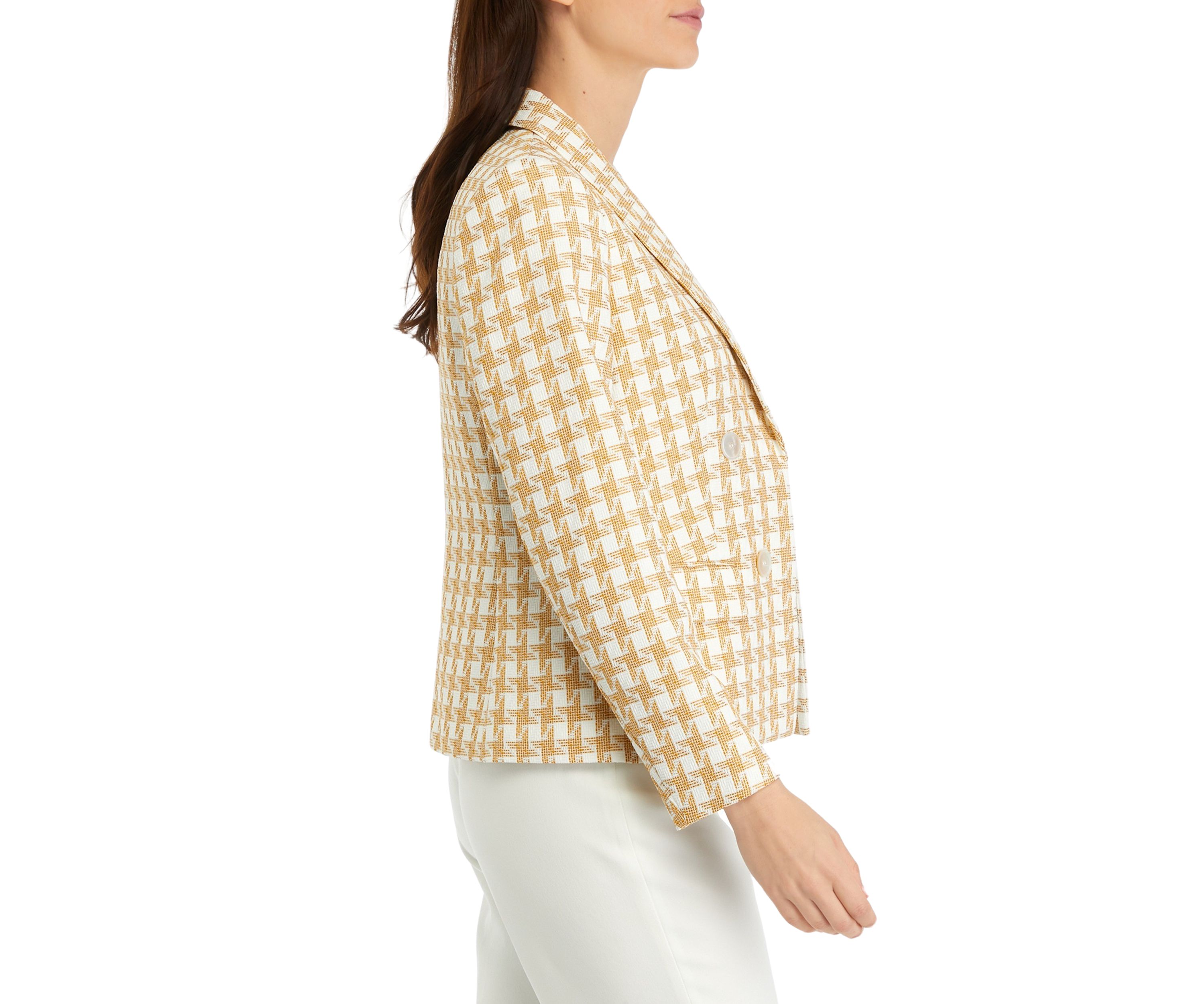Houndstooth Tweed Jacket 