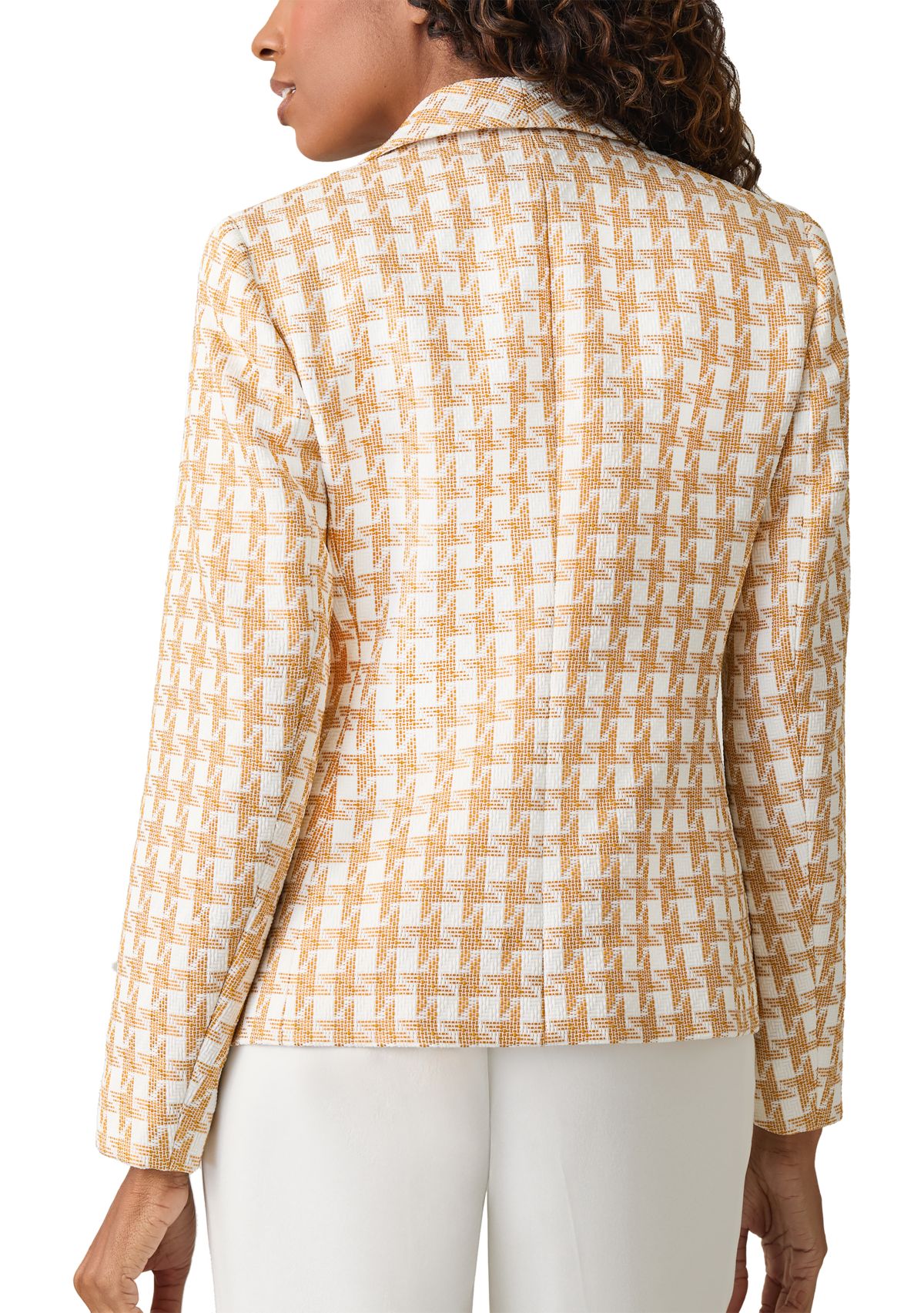 Petite Faux Double Breasted Stitched Suit Separate Jacket