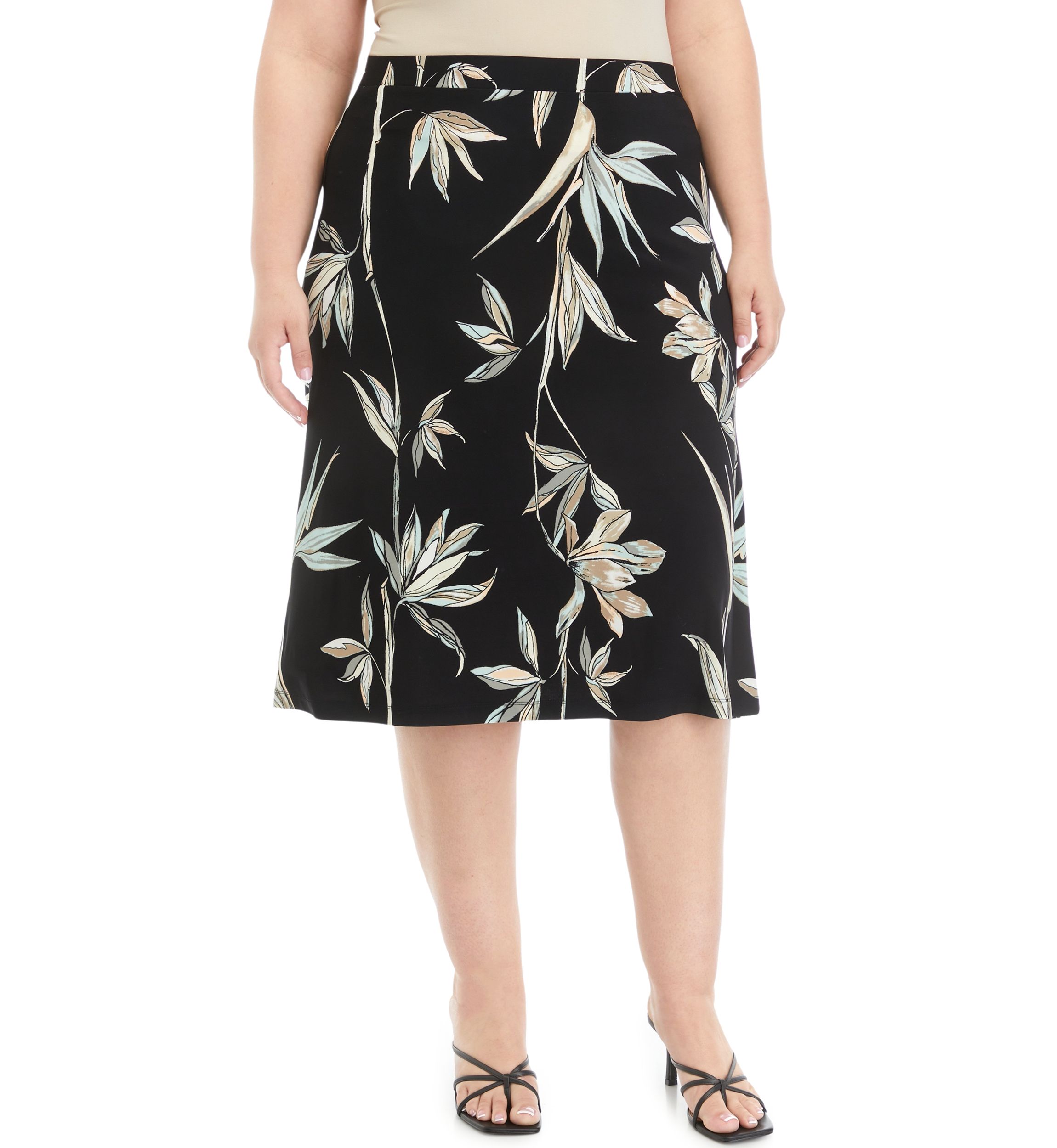 Womens Bird of Paradise Printed Skirt