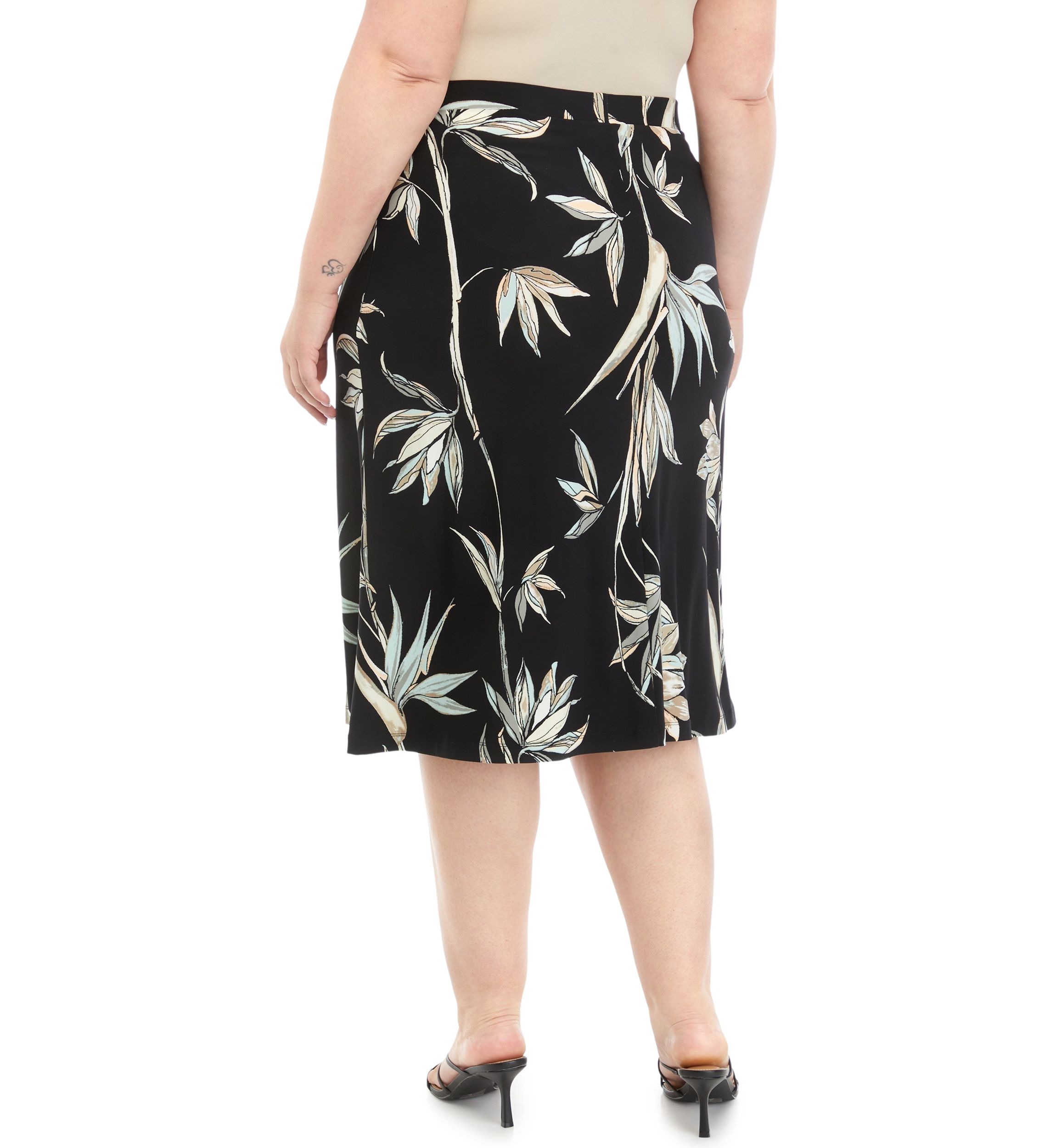 Womens Bird of Paradise Printed Skirt