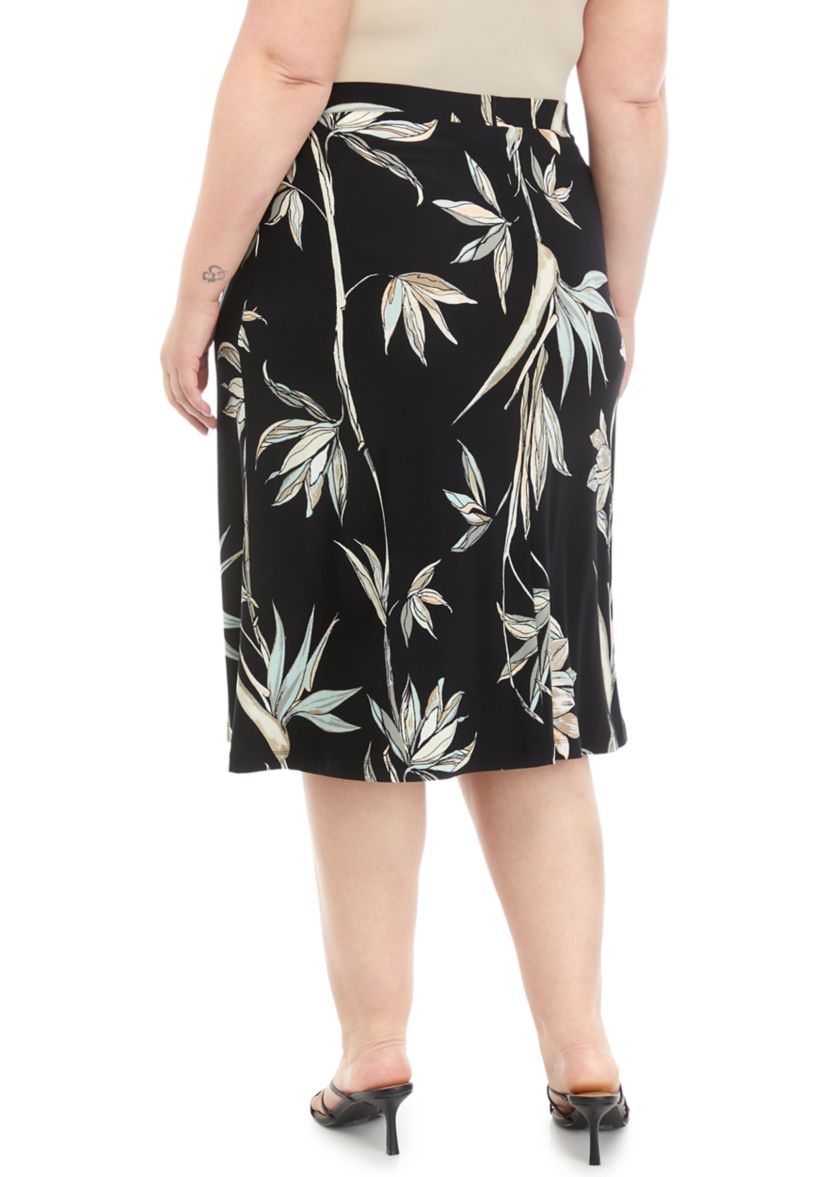 Womens Bird of Paradise Printed Skirt