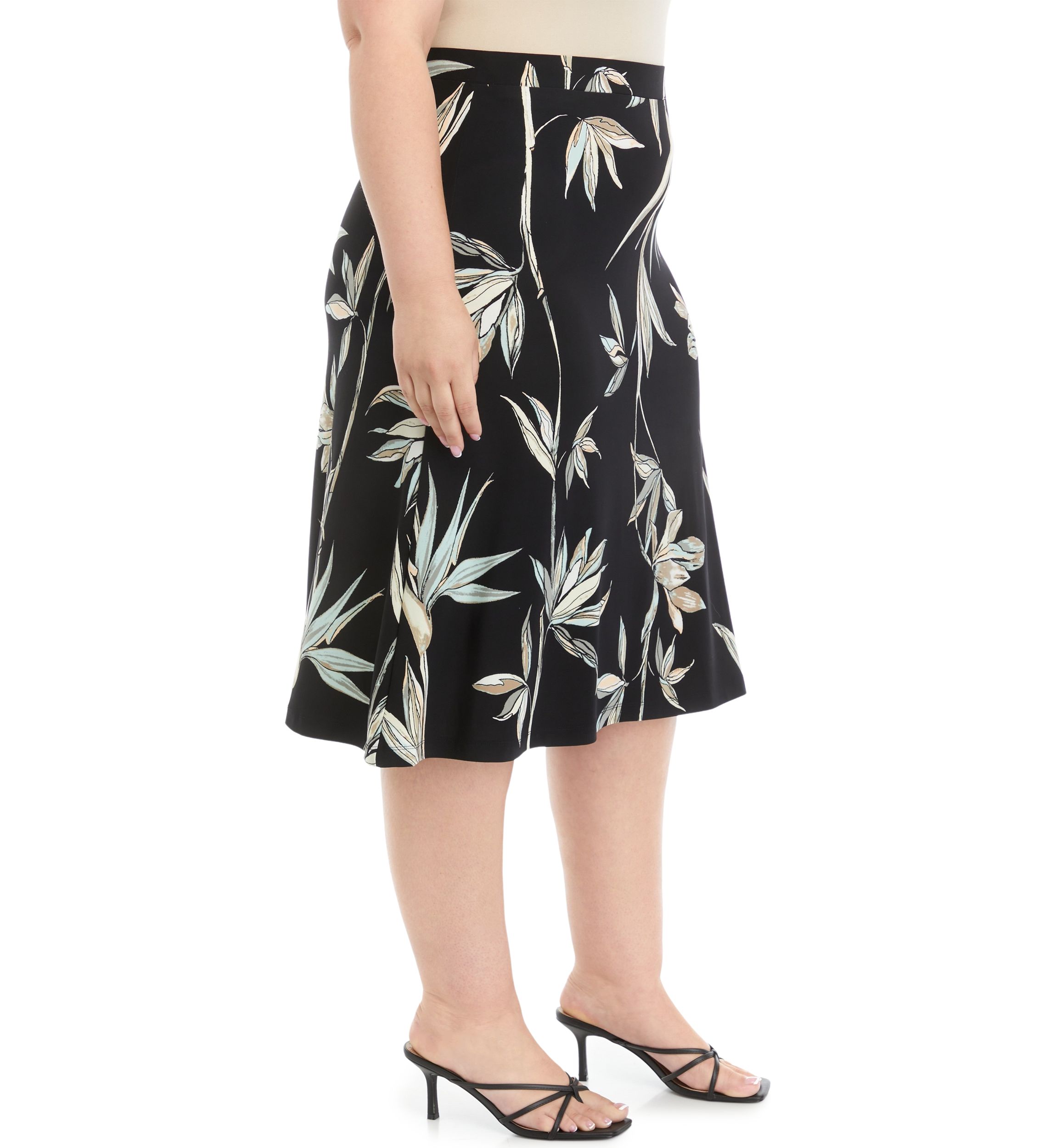 Womens Bird of Paradise Printed Skirt