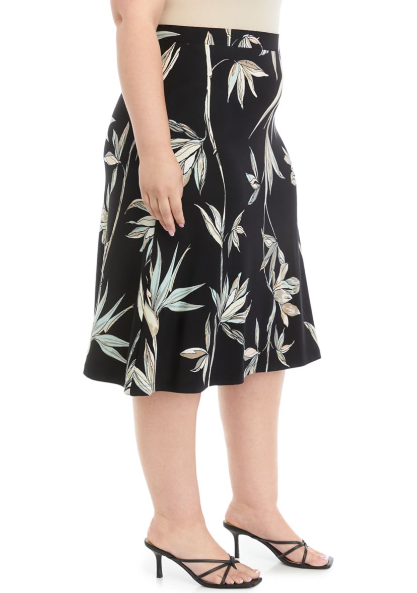 Womens Bird of Paradise Printed Skirt