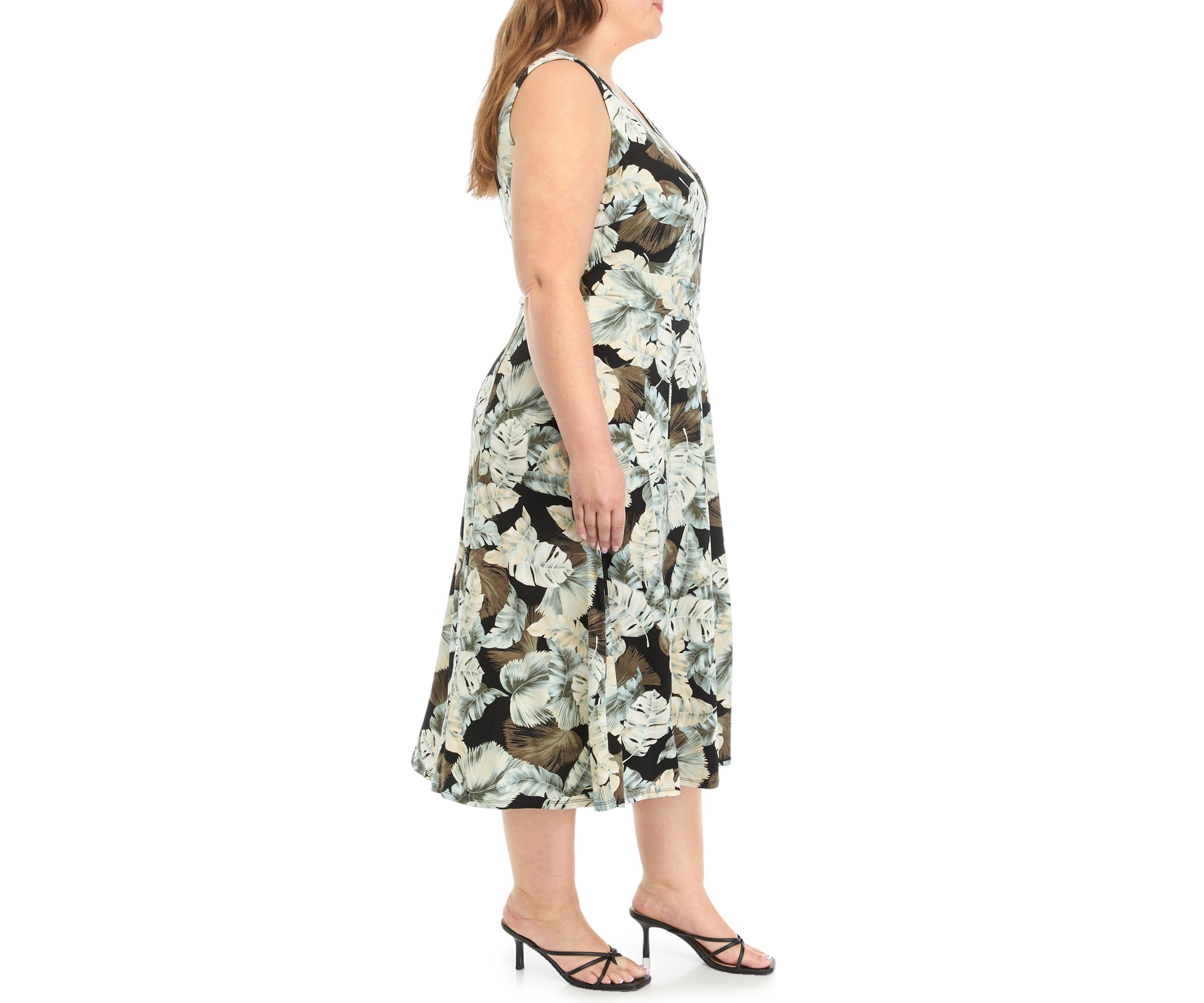 Plus Size Rhonda Printed Dress