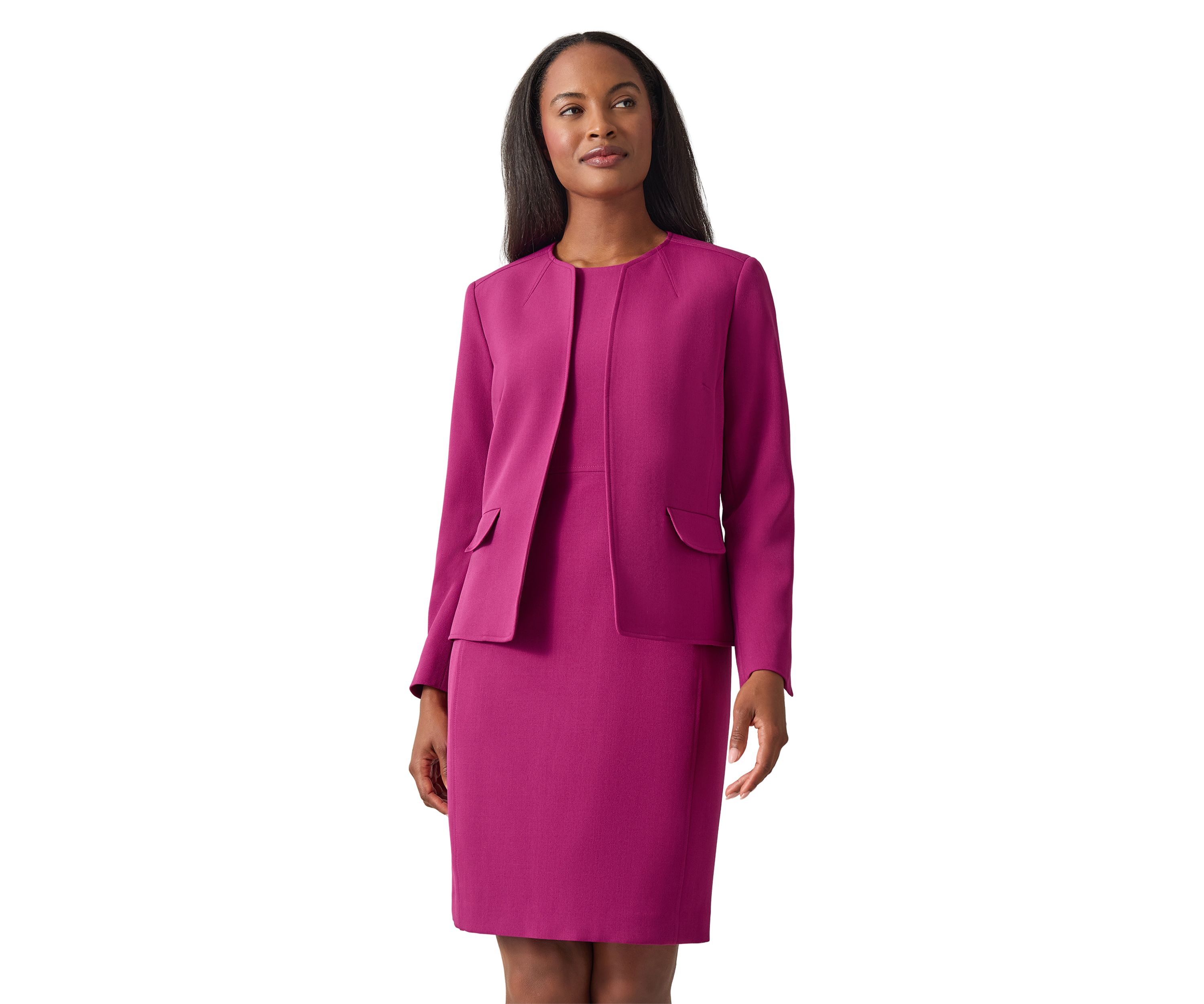 Womens Solid Suit Separate Jacket