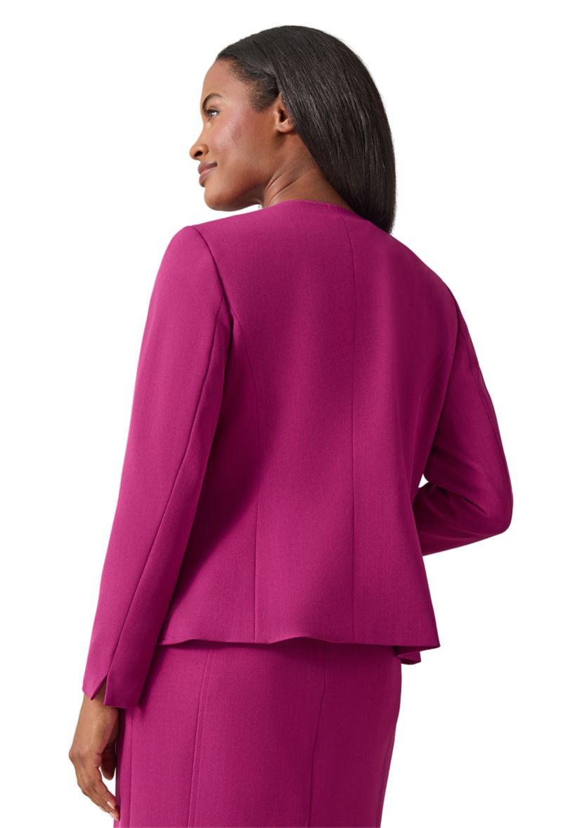 Womens Solid Suit Separate Jacket