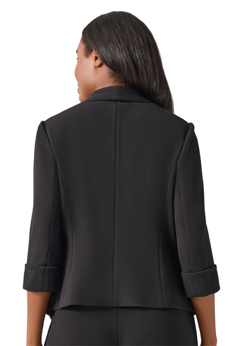 Womens Cross Hatch Open Front Suit Separate Jacket