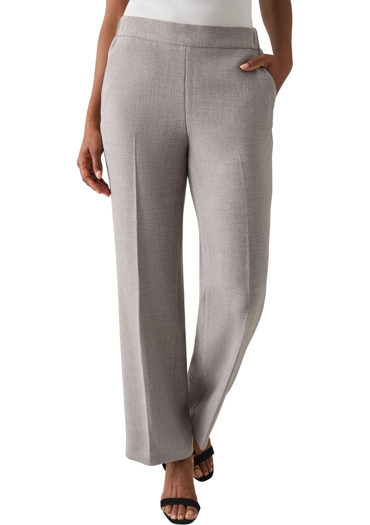 Womens Pull On Elastic Back Pants