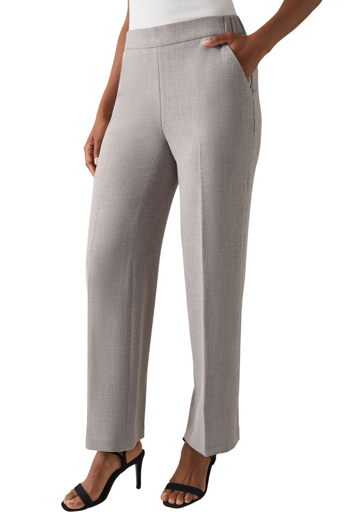 Womens Pull On Elastic Back Pants