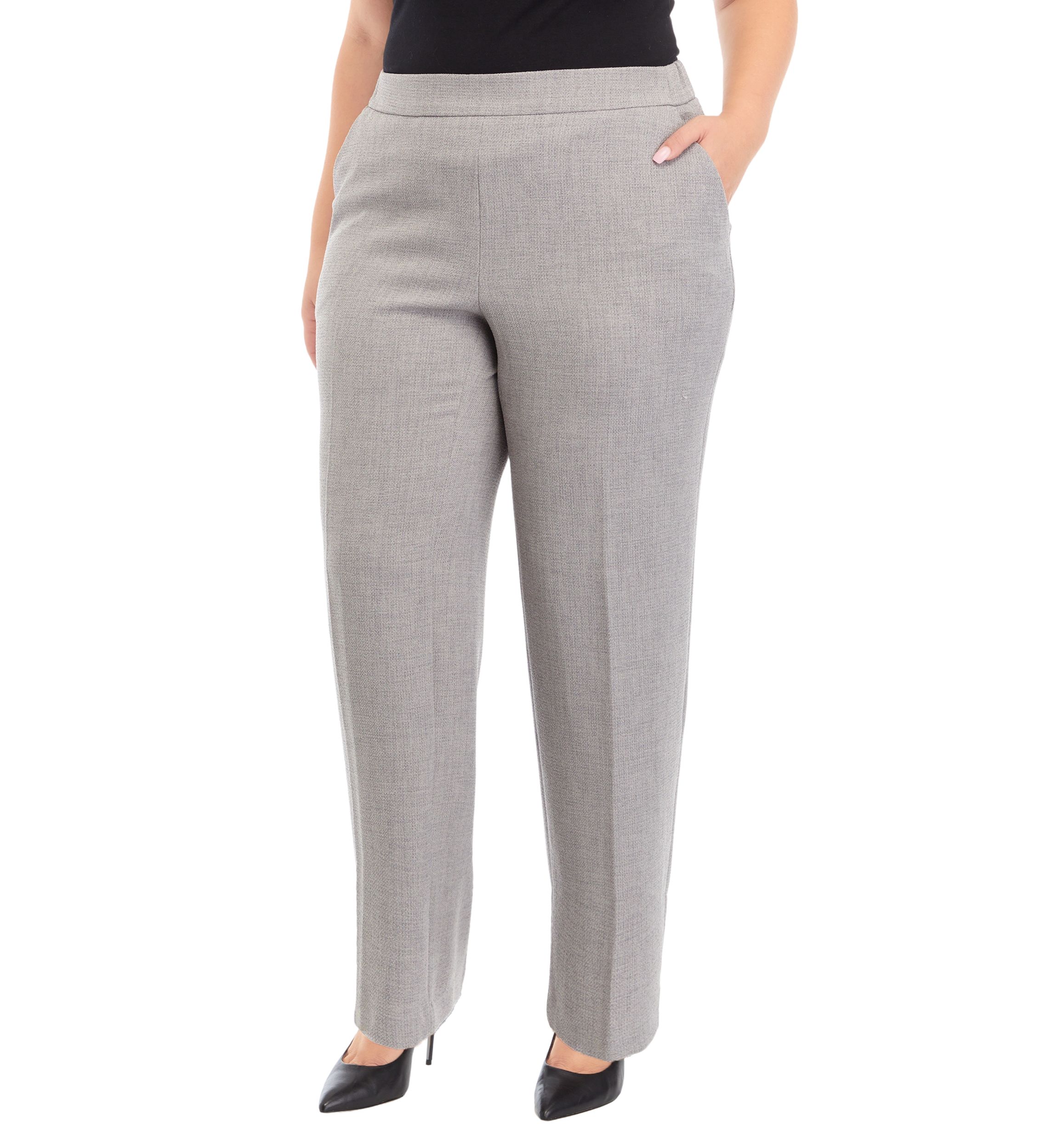 Plus Size Pull On Elastic Back Pants