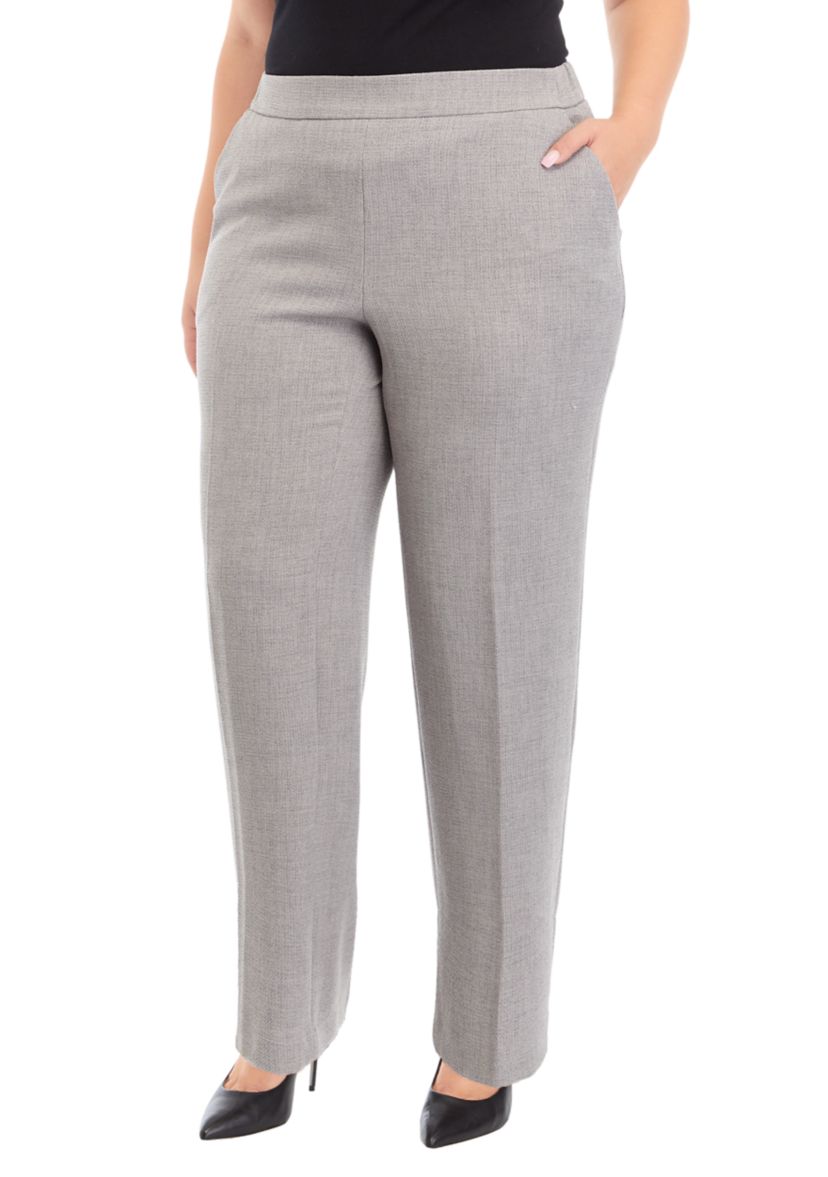 Plus Size Pull On Elastic Back Pants