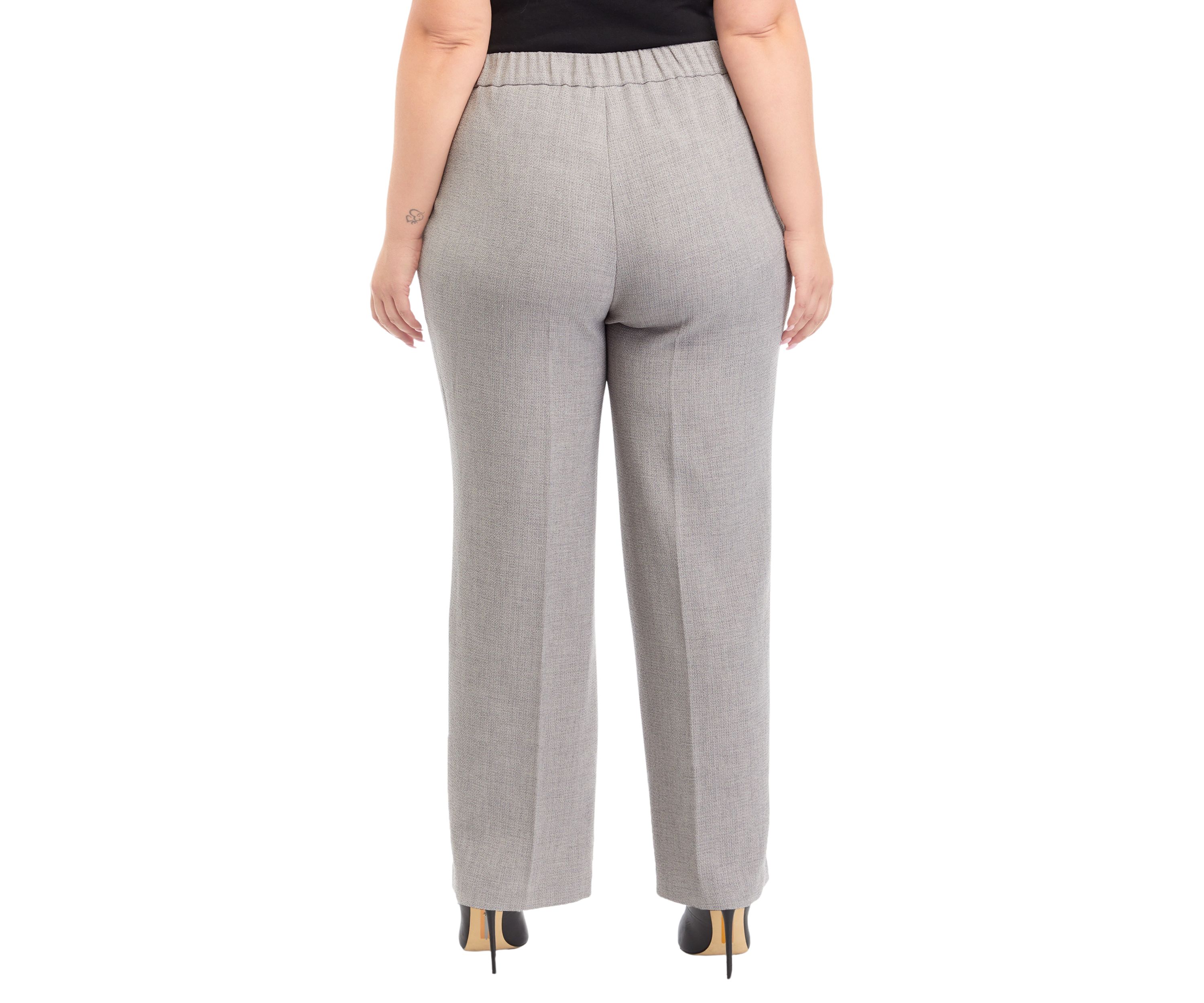 Plus Size Pull On Elastic Back Pants