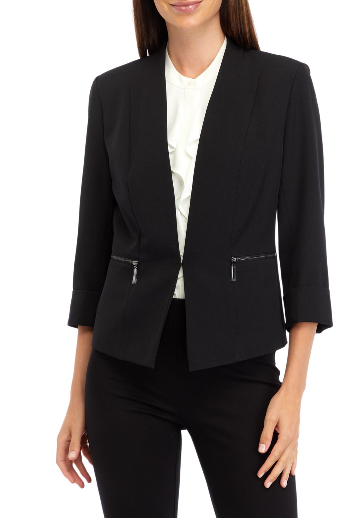 Womens Stretch Crepe Jacket