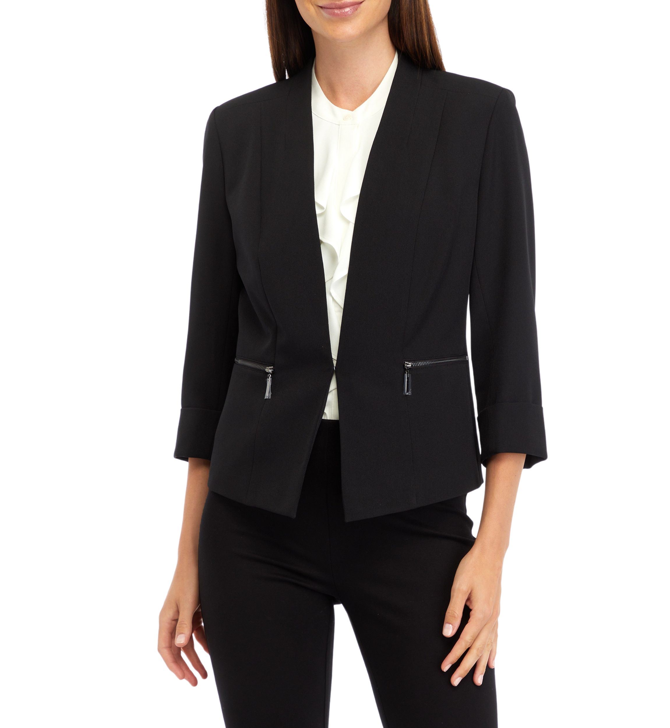 Womens Stretch Crepe Jacket