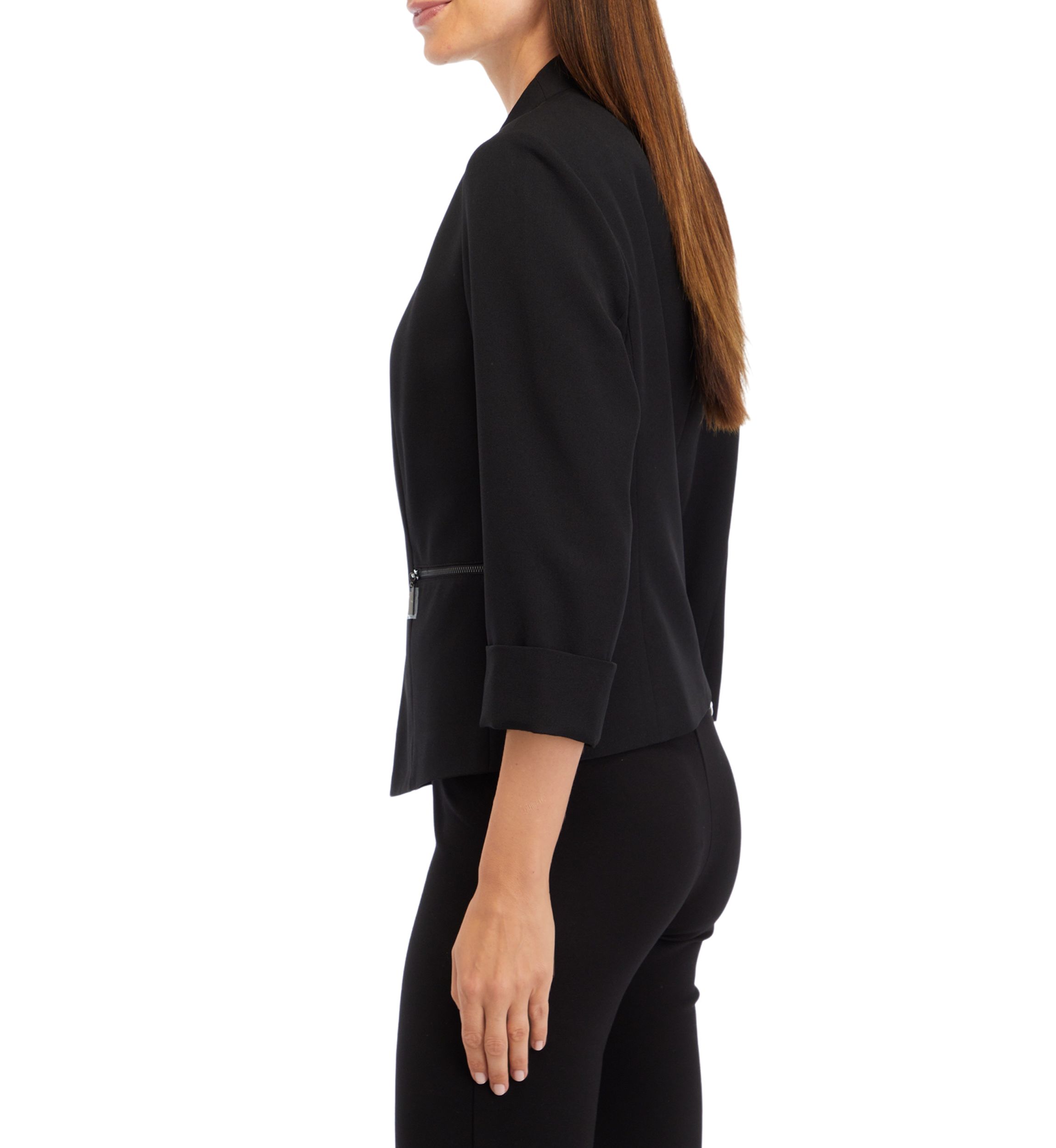 Womens Stretch Crepe Jacket