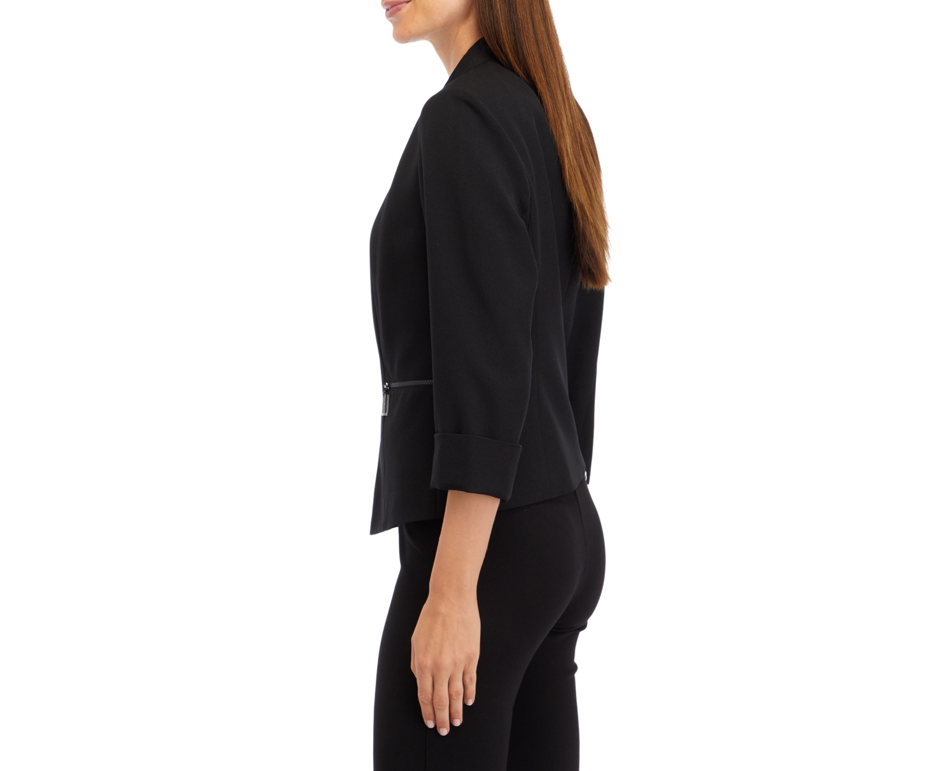 Womens Stretch Crepe Jacket